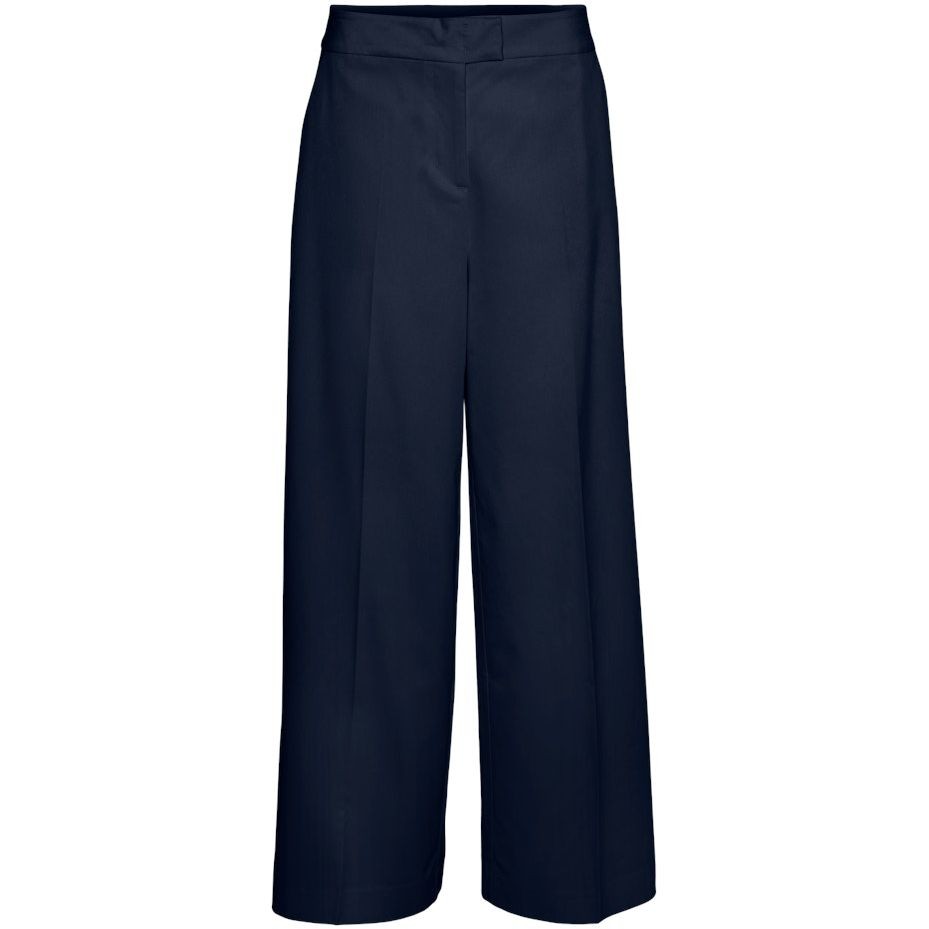 VERO MODA Kelnės moterims, Mėlyna, VMRITA HW WIDE ANKLE 1