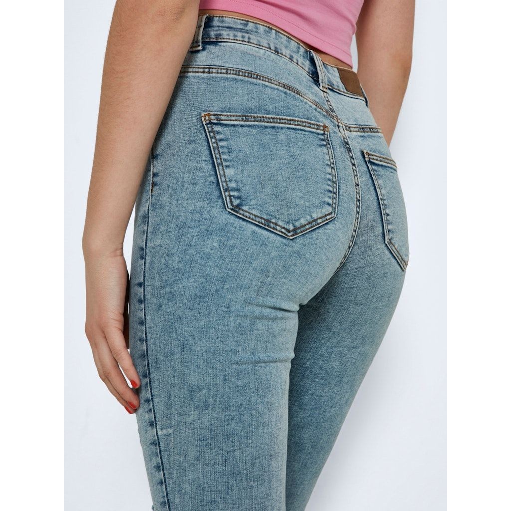 NOISY MAY Tiesūs džinsai moterims, Mėlyna, NMCALLIE HW DESTROY S 8