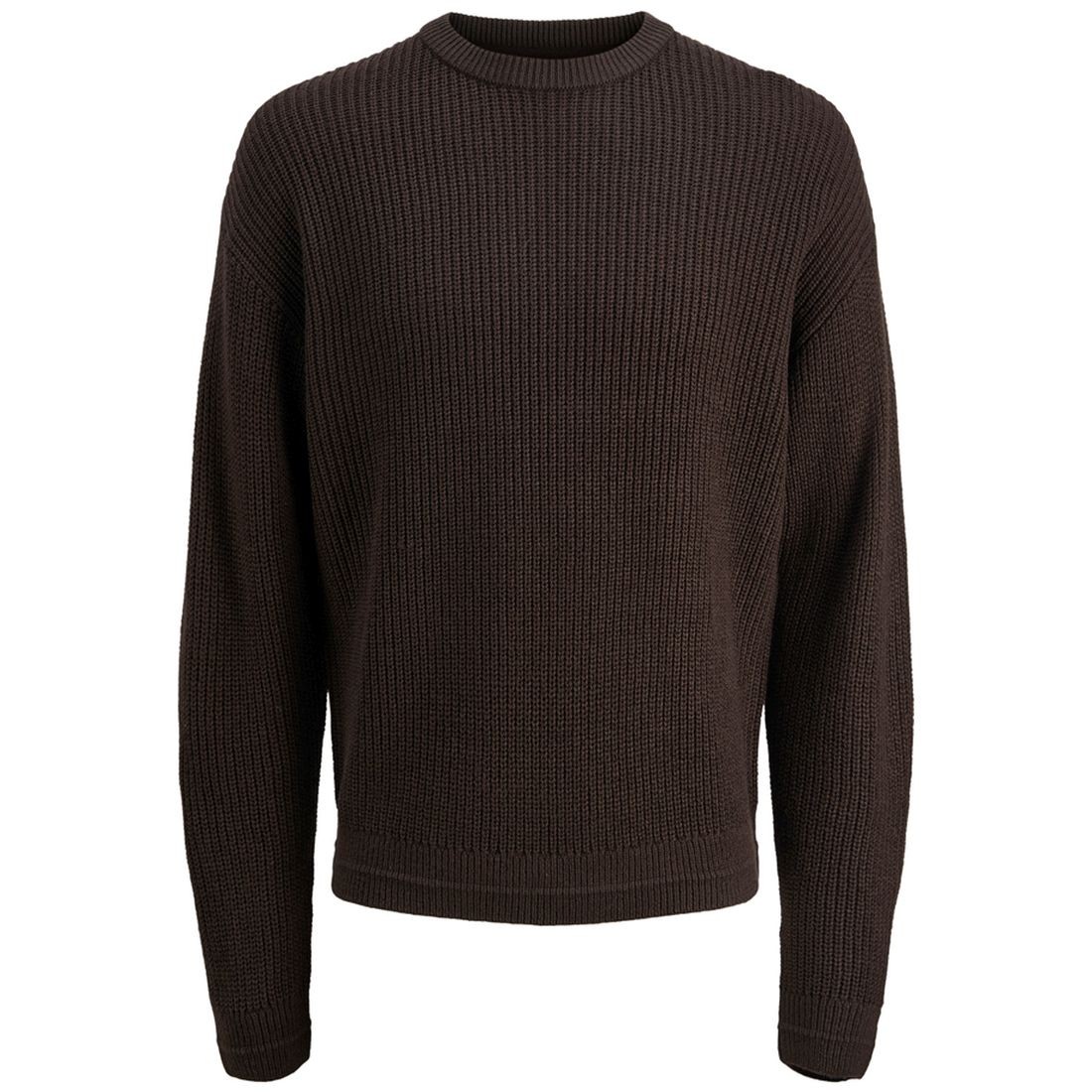 JACK & JONES Megztinis vyrams, Ruda, Kaito knit crew neck