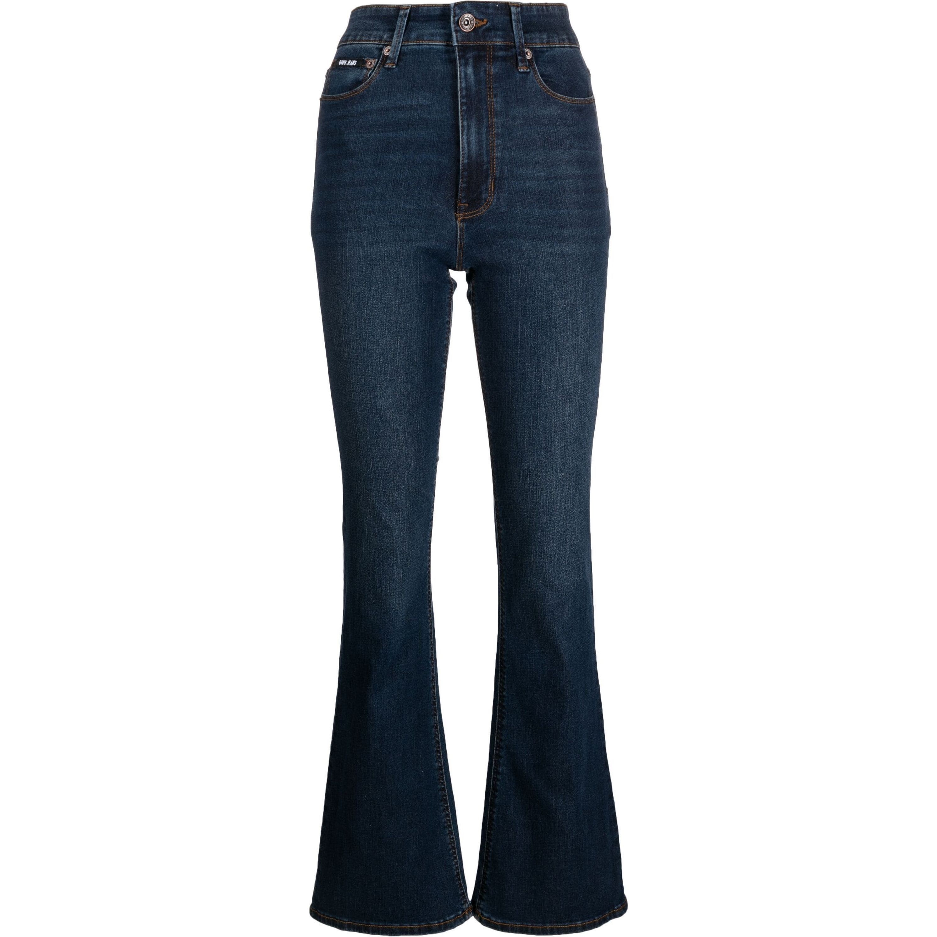 DKNY Platėjantys džinsai moterims, Mėlyna, Boreum high rise flare 1