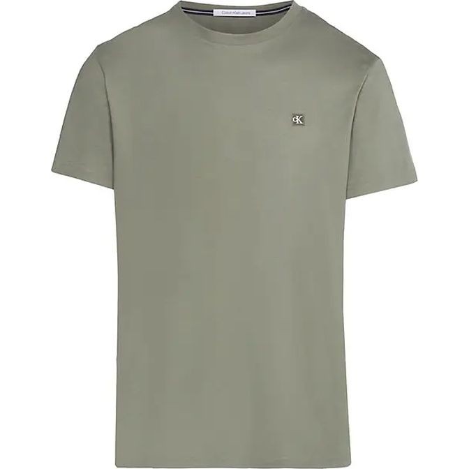 CALVIN KLEIN JEANS Marškinėliai trump. rankovėmis vyrams, Žalia, S/s t-shirt 1