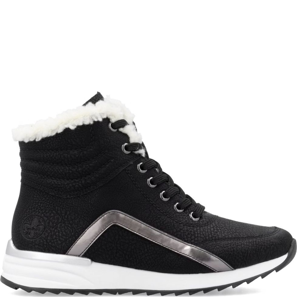 RIEKER Aulinukai moterims, Juoda, Ladies mid height boots 2