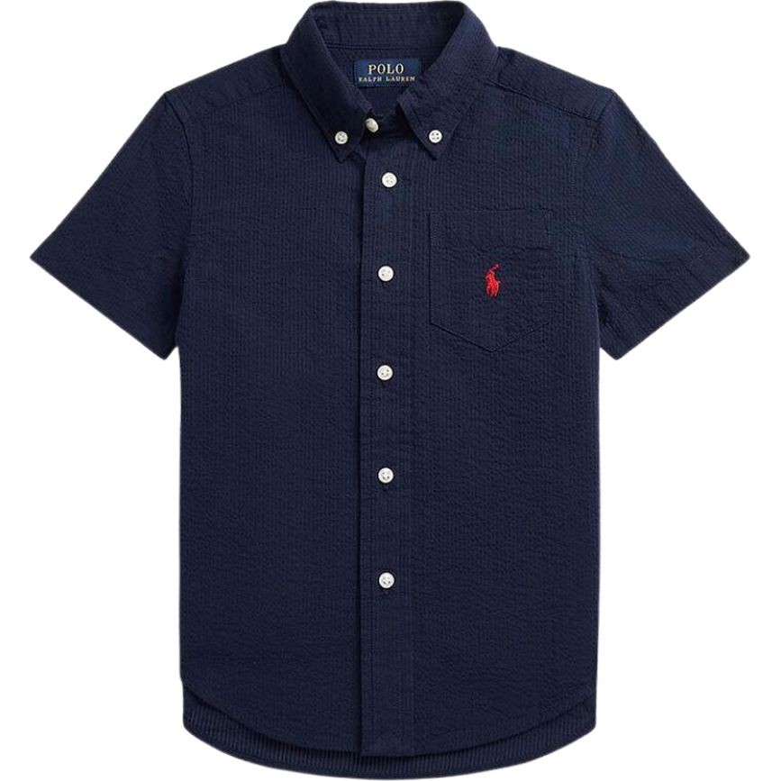 RALPH LAUREN KIDS Marškiniai trump. rankovėmis berniukams, Mėlyna, Sport shirt (2-7) 1
