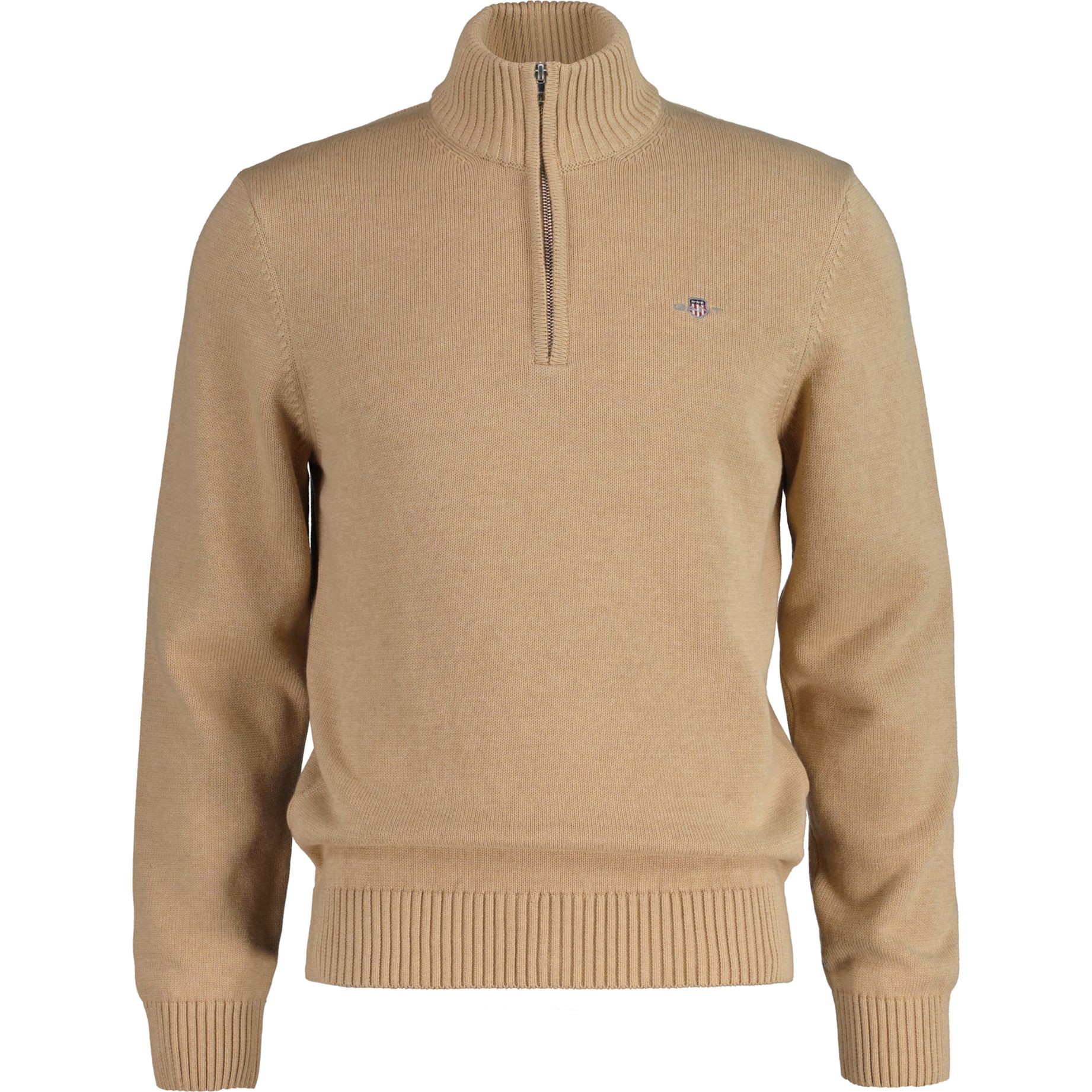 GANT Megztinis vyrams, Chaki, Casual cotton sweater 1