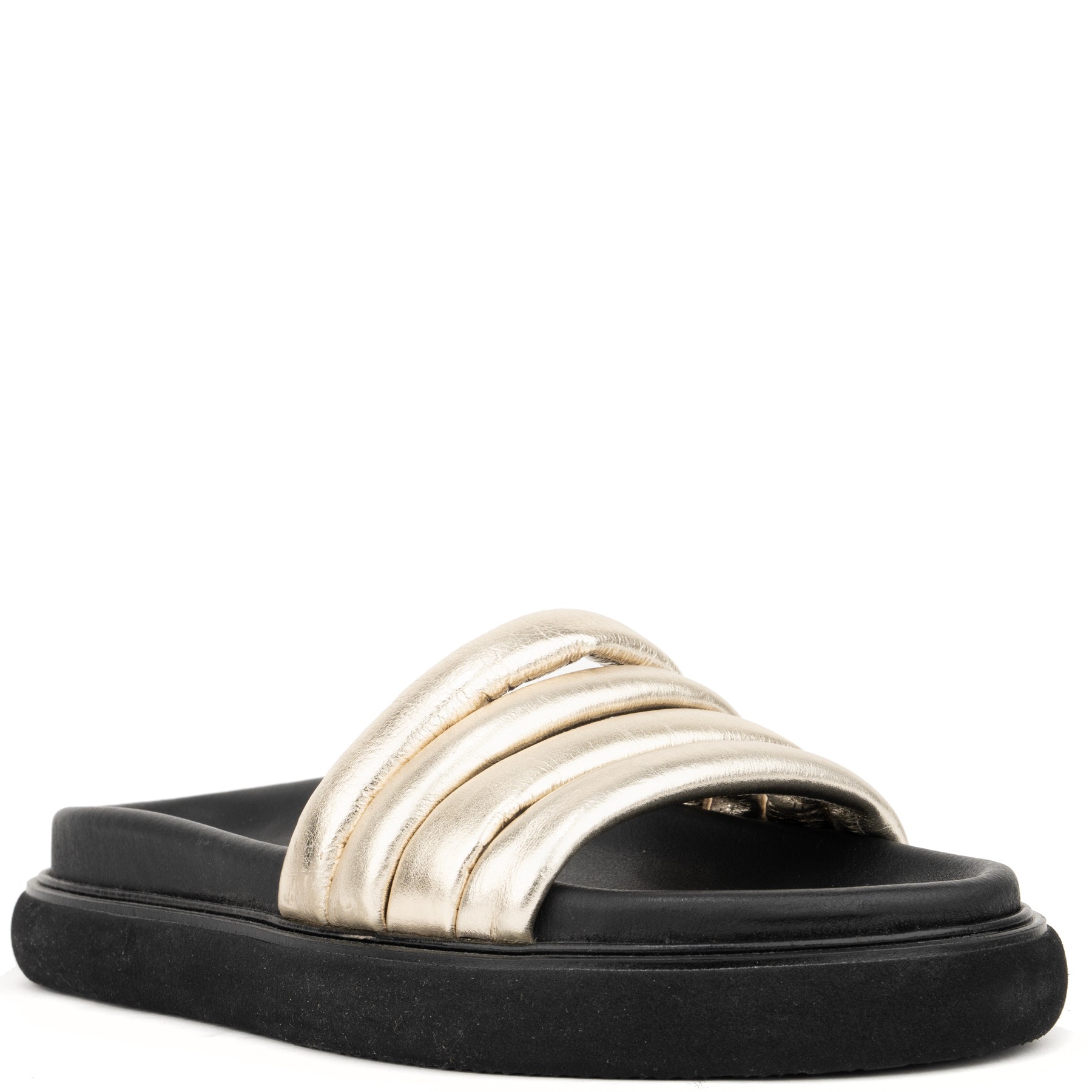 LA CONTE Šlepetės moterims, Auksinė, Slippers, La conte 1