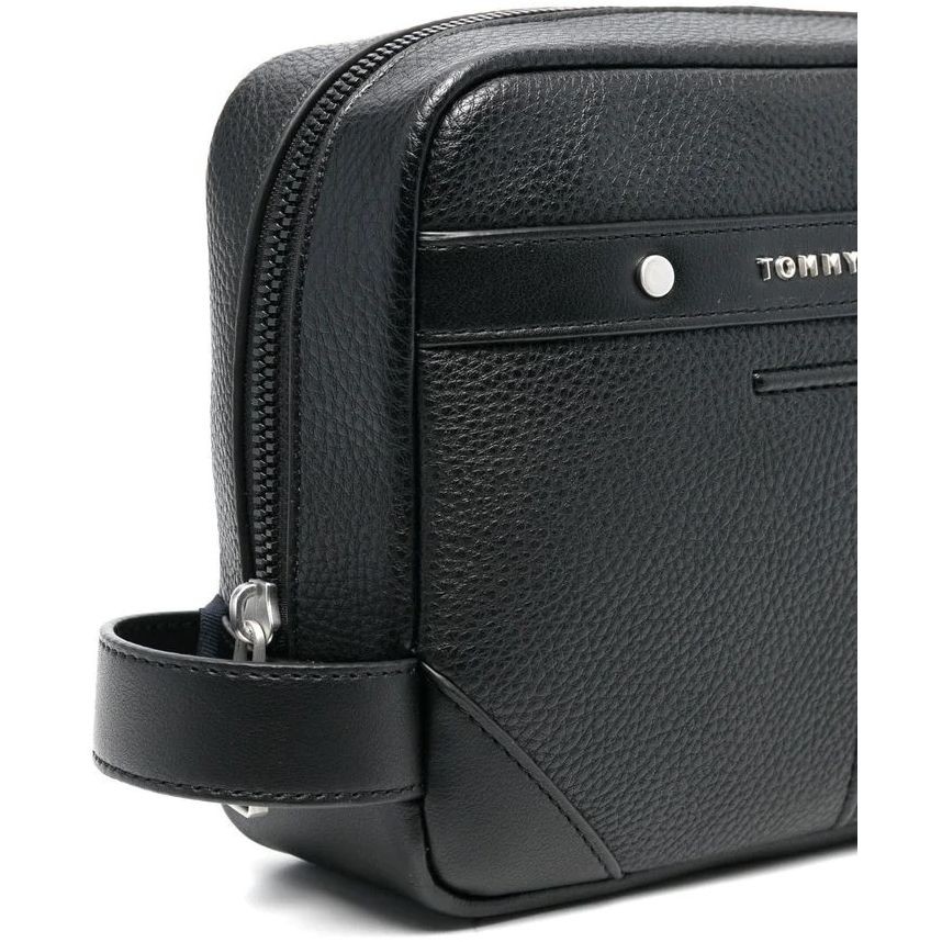 TOMMY HILFIGER Kosmetinė vyrams, Juoda, TH CENTRAL WASHBAG 2