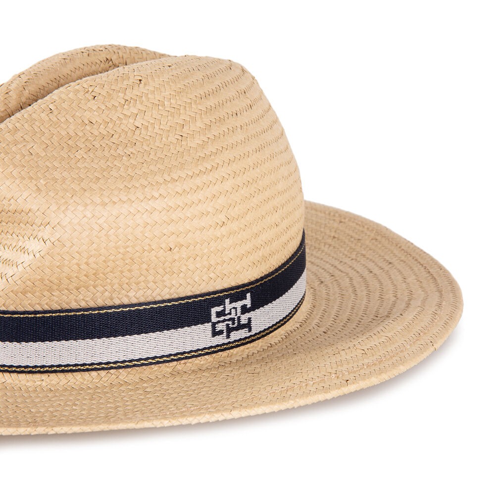 TOMMY HILFIGER Skrybėlė moterims, Smėlio, Iconic prep fedora 2