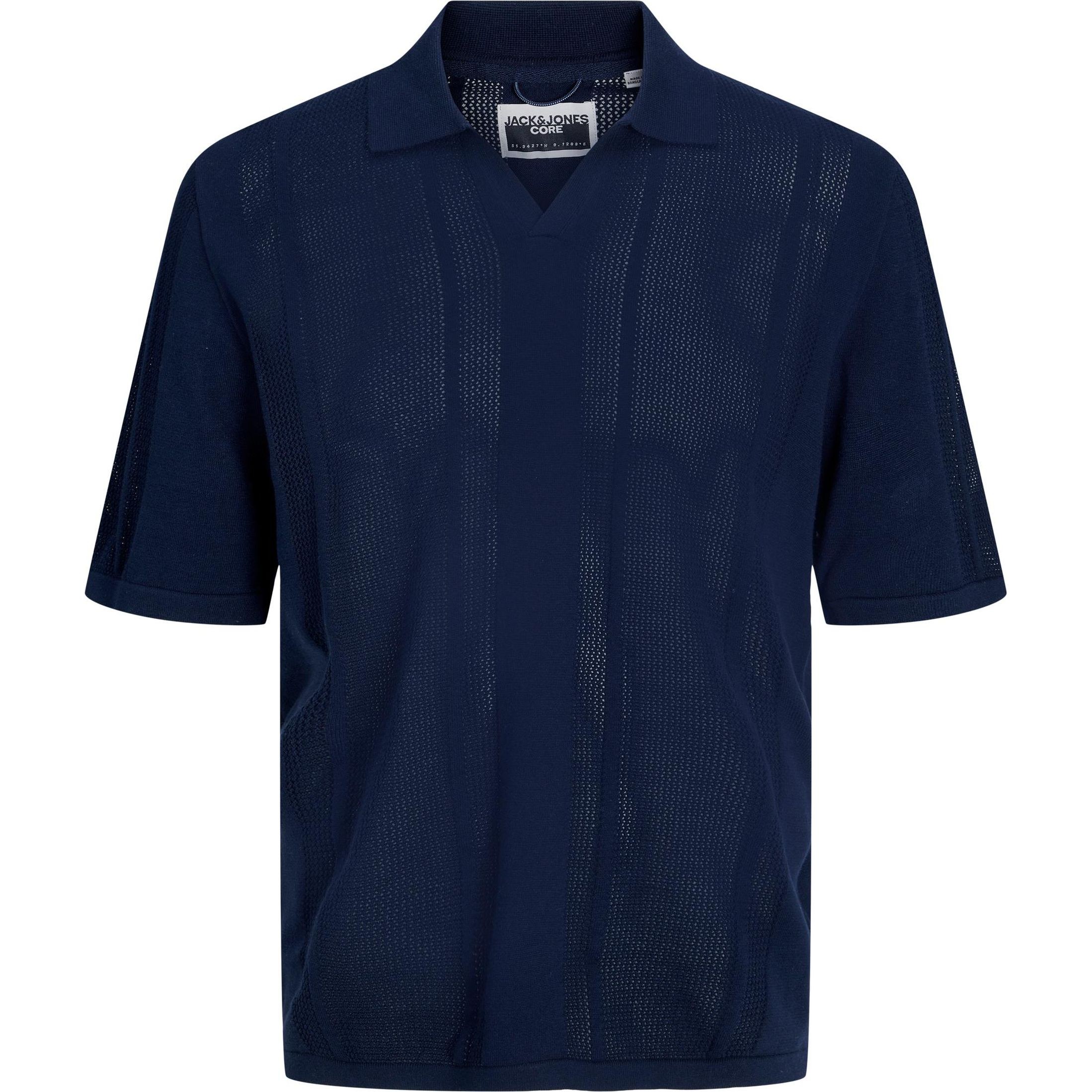 JACK & JONES Megztinis vyrams, Mėlyna, JCOAIRY KNIT SPLIT