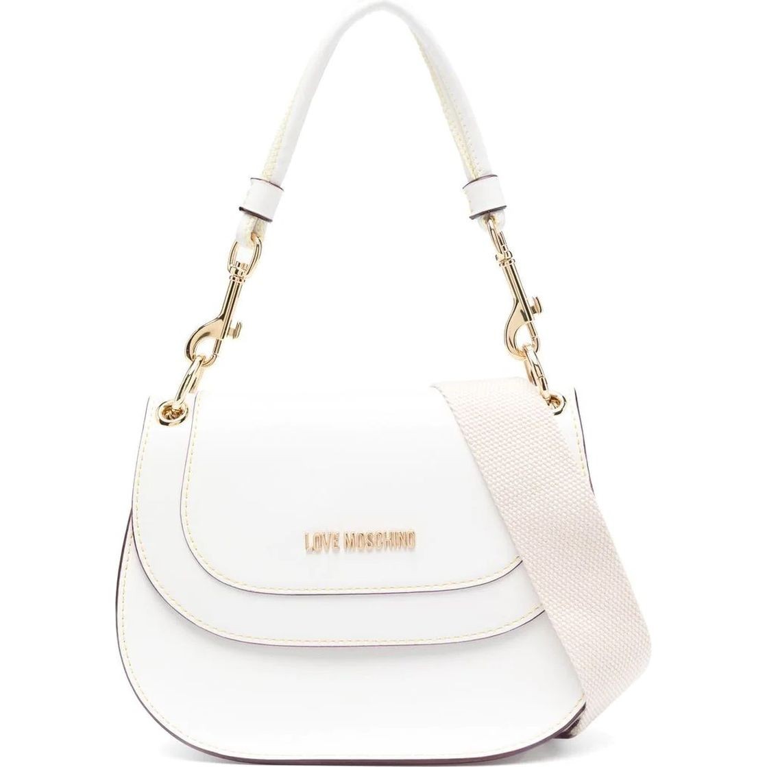 LOVE MOSCHINO Rankinė per petį moterims, Balta, Crossbody 1