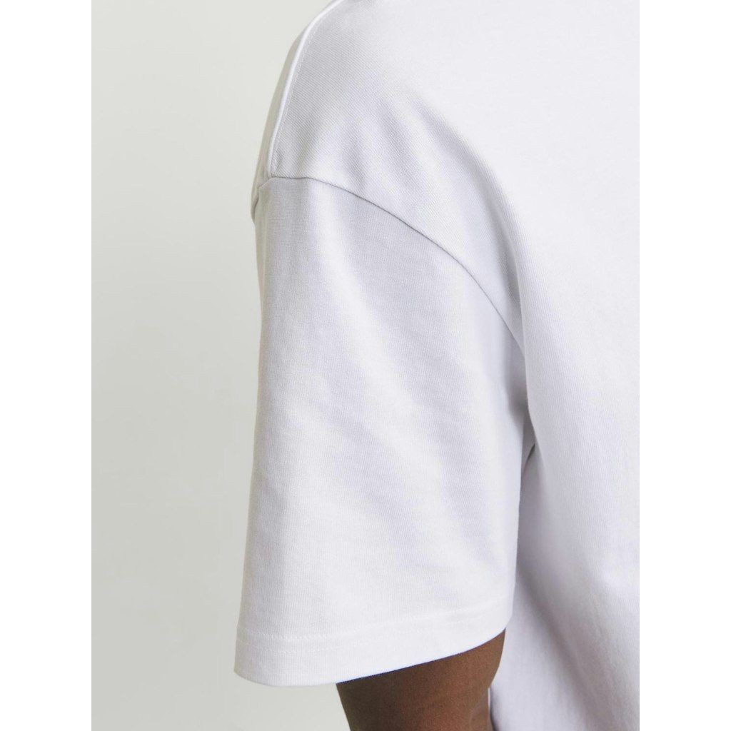 JACK & JONES Marškinėliai vyrams, Balta, Jorvibe het-shirts 5