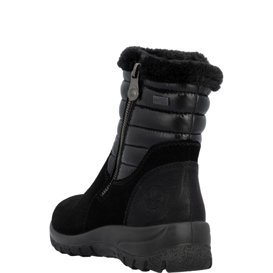 RIEKER Aulinukai moterims, Juoda, Booties 2