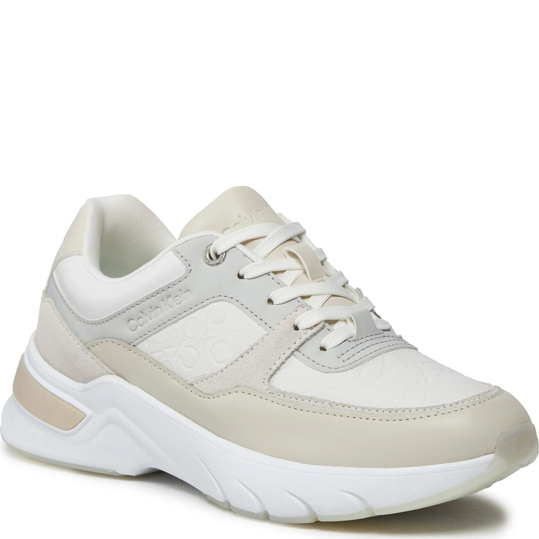 CALVIN KLEIN Laisvalaikio bateliai moterims, Smėlio, Elevated - mix leisure 1