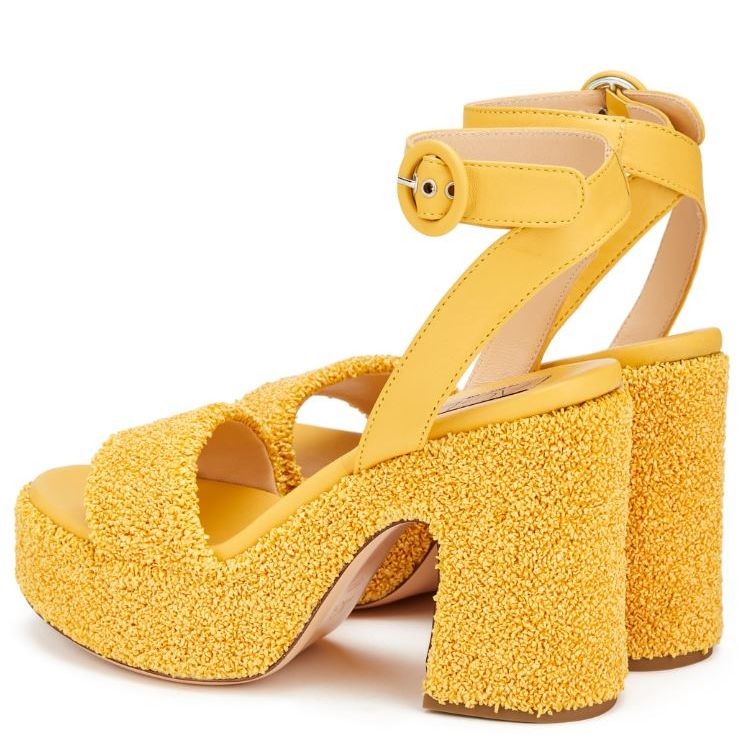 AGL Basutės moterims, Geltona, Sista zebry sandals 3