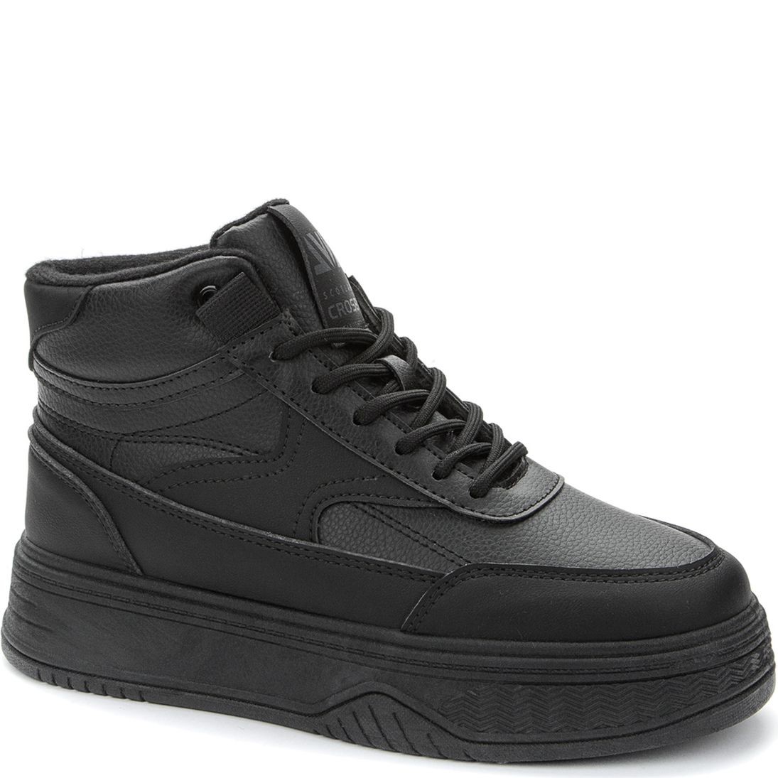 CROSBY Pašiltinti aulinukai moterims, Juoda, WARM BOOTS