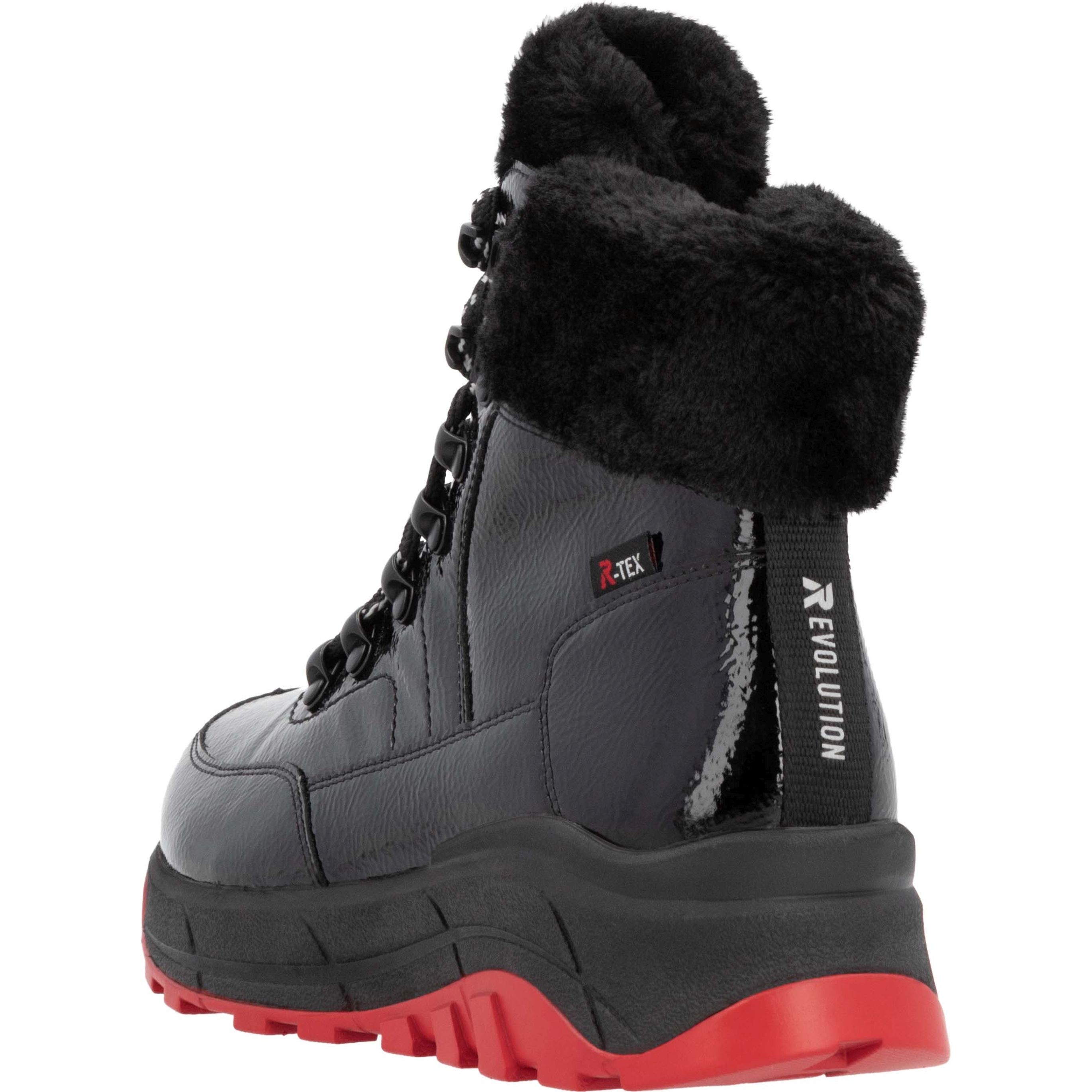 RIEKER EVOLUTION Aulinukai moterims, Juoda, Ladies mid height boots 6