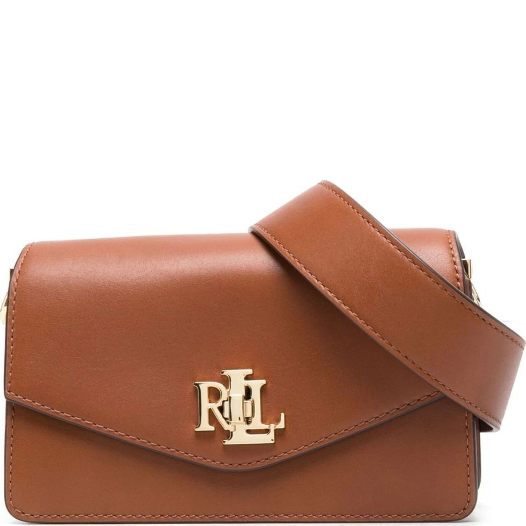 LAUREN RALPH LAUREN Rankinė per petį moterims, Ruda, Tayler 19  small crossbody 1