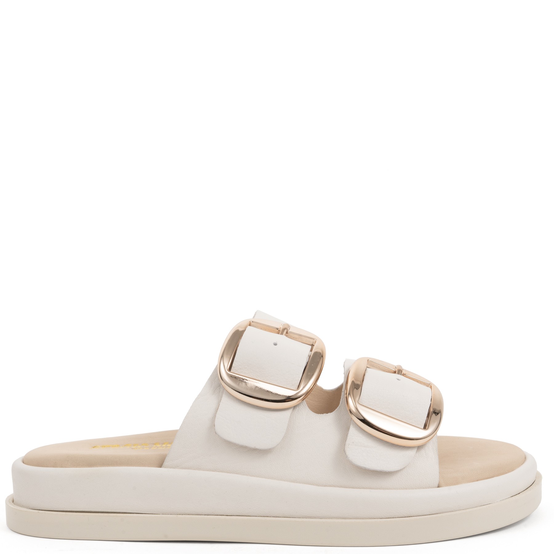 SERGIO MORETTI Klumpės moterims, Balta, Slippers 2