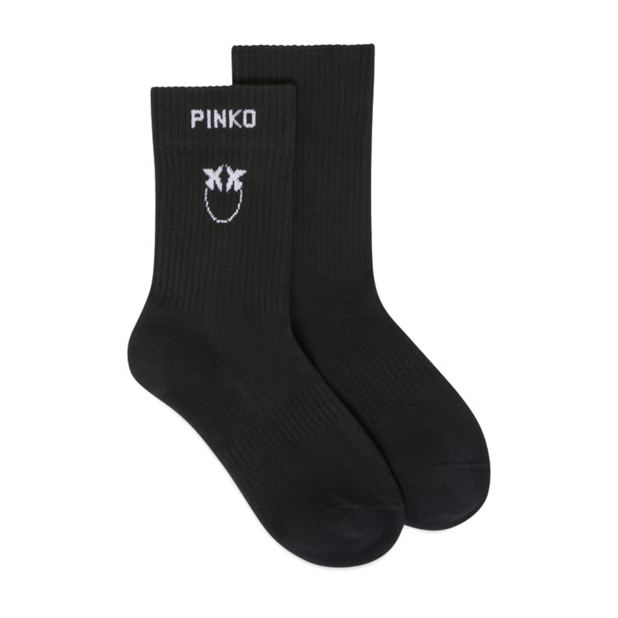 PINKO Kojinės moterims, Juoda, Norvegia socks 1
