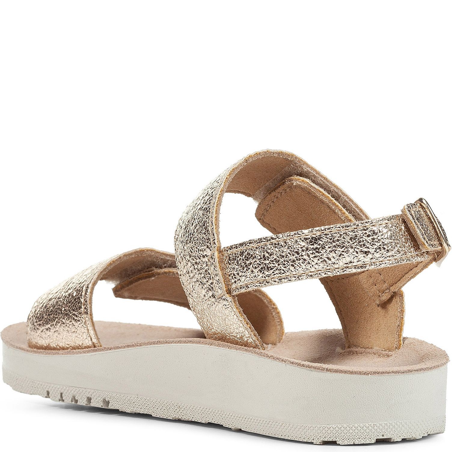 GEOX Basutės mergaitėms, Auksinė, Sandal costarei 2