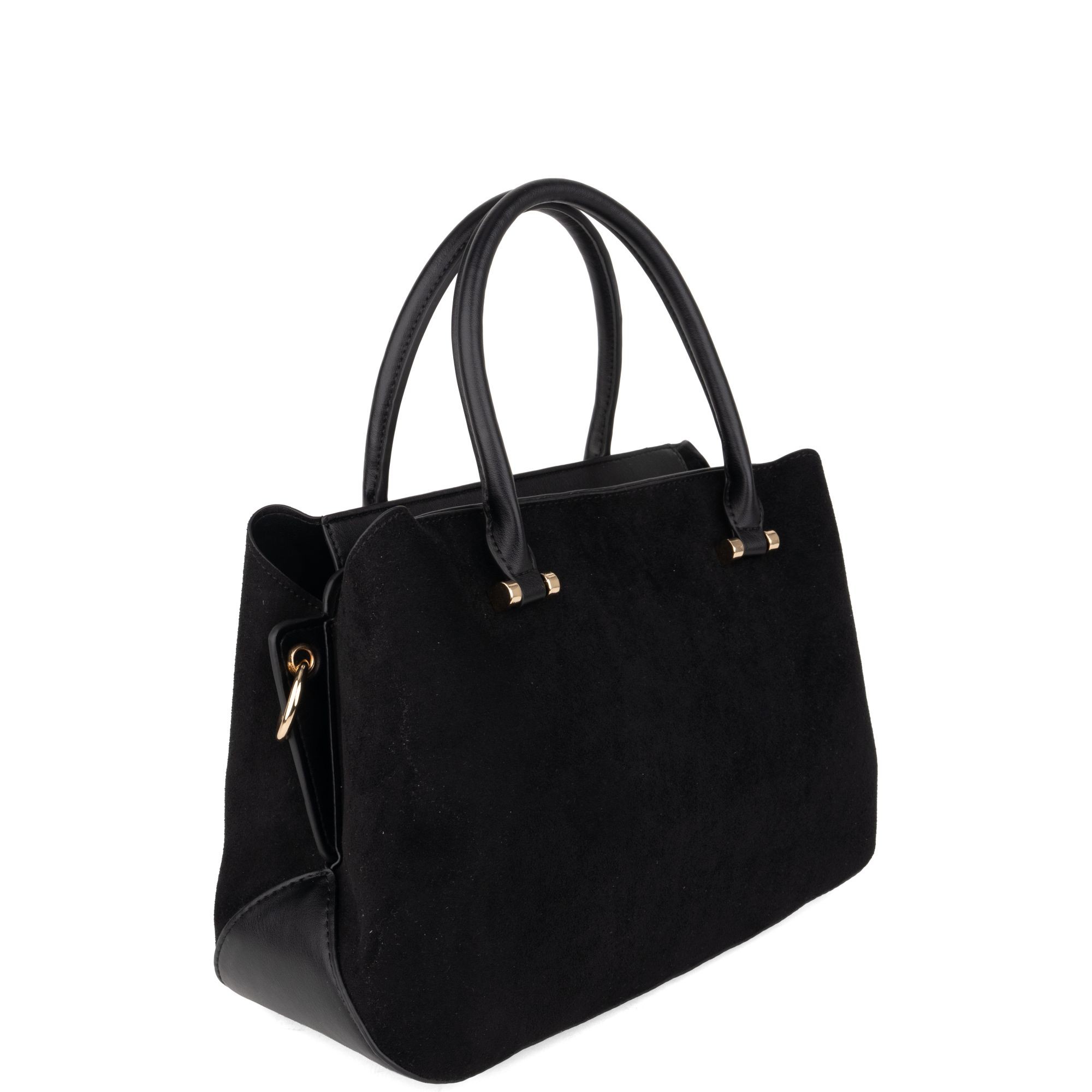 LA CONTE Pirkinių krepšys moterims, Juoda, Tote bag 2