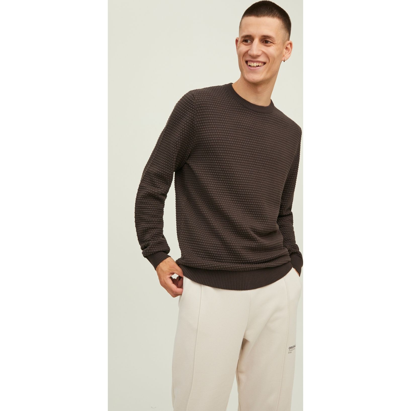 JACK & JONES Megztinis vyrams, Ruda, Megztiniai 2