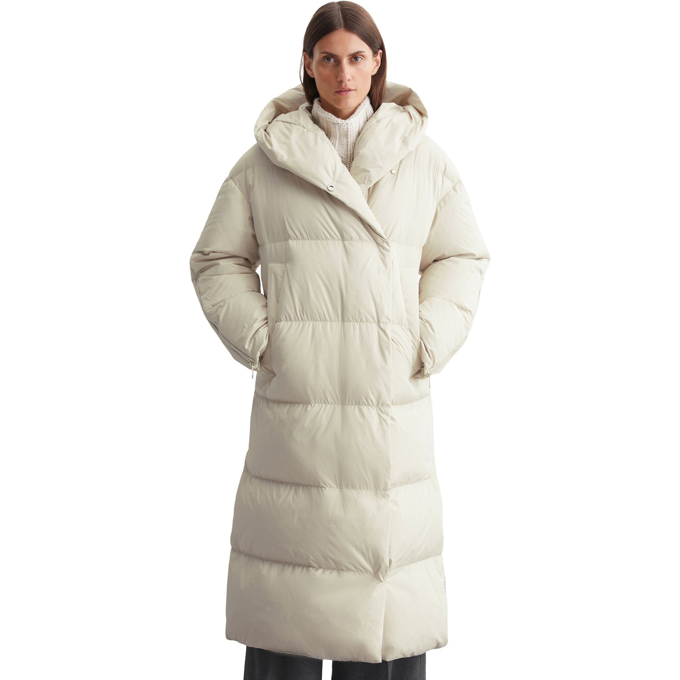 MARC O'POLO Paltas moterims, Smėlio, Coats 409087471333 2