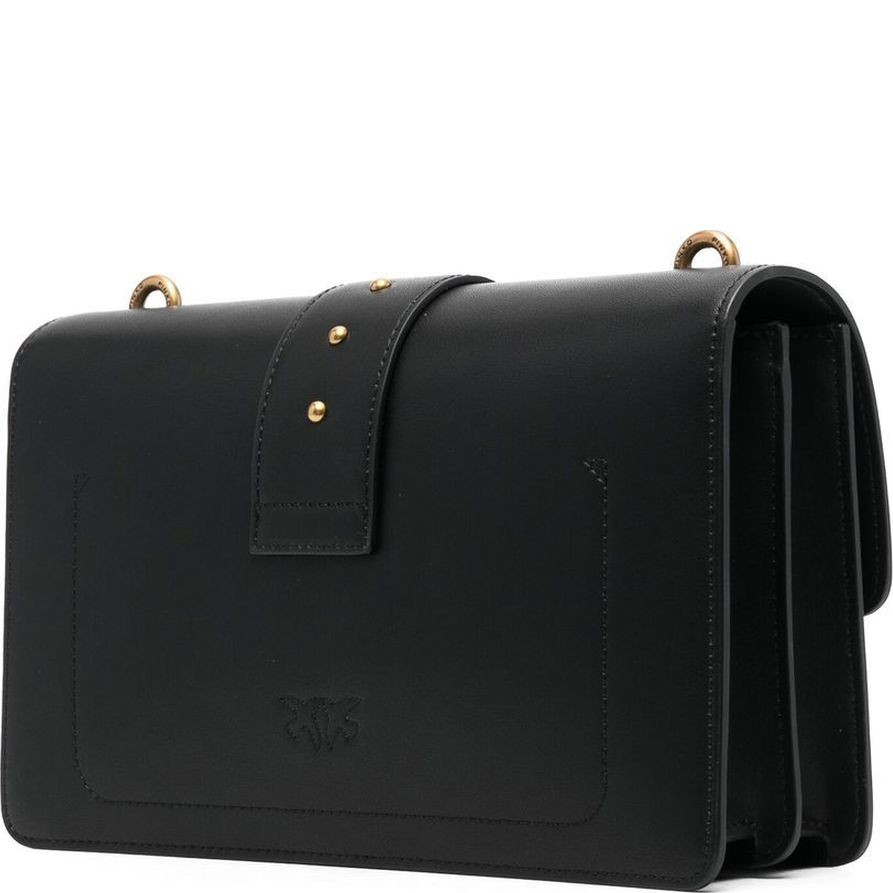 PINKO Rankinė per petį moterims, Juoda, Love classic icon crossbody 2