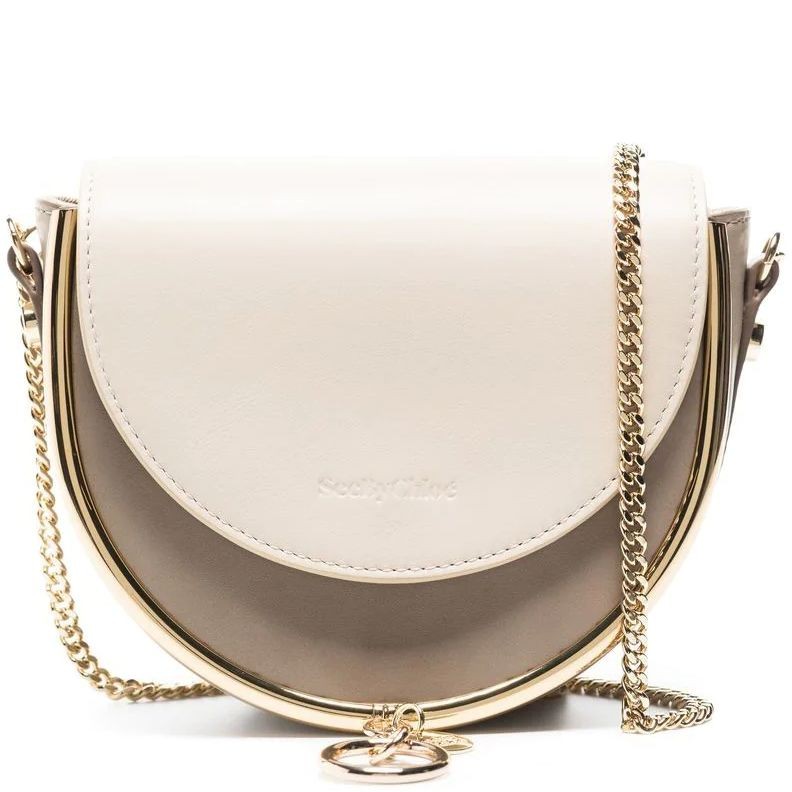 SEE BY CHLOE Rankinė per petį moterims, Pilka, Mara evening clutch 1
