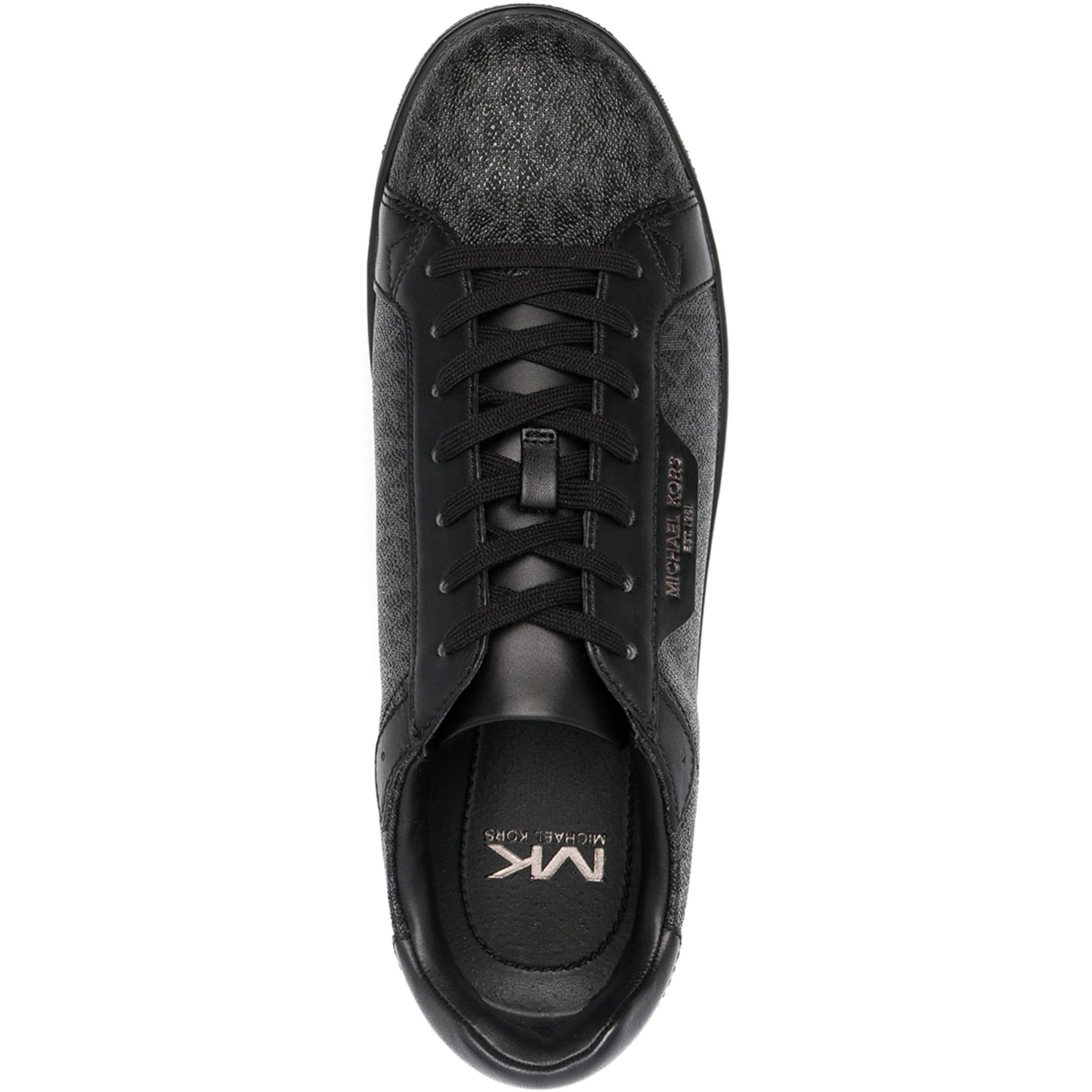 MICHAEL KORS Sportiniai bateliai vyrams, Juoda, Keating lace up sneakers 4