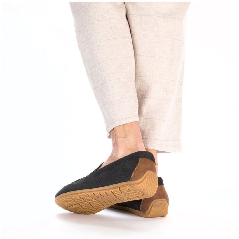 RIEKER Mokasinai vyrams, Mėlyna, MOCASINS 7