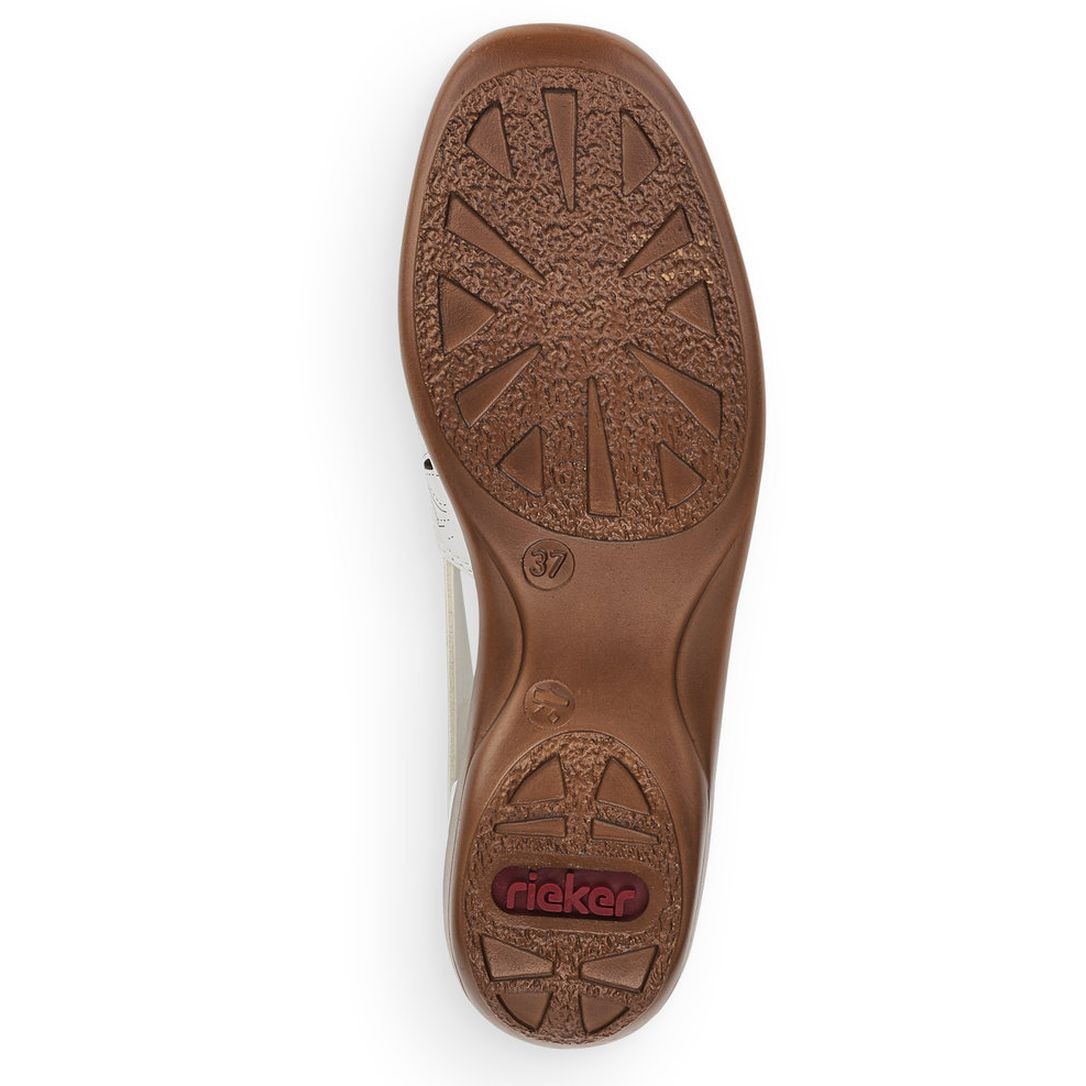 RIEKER Laisvalaikio bateliai moterims, Balta, LEISURE 8