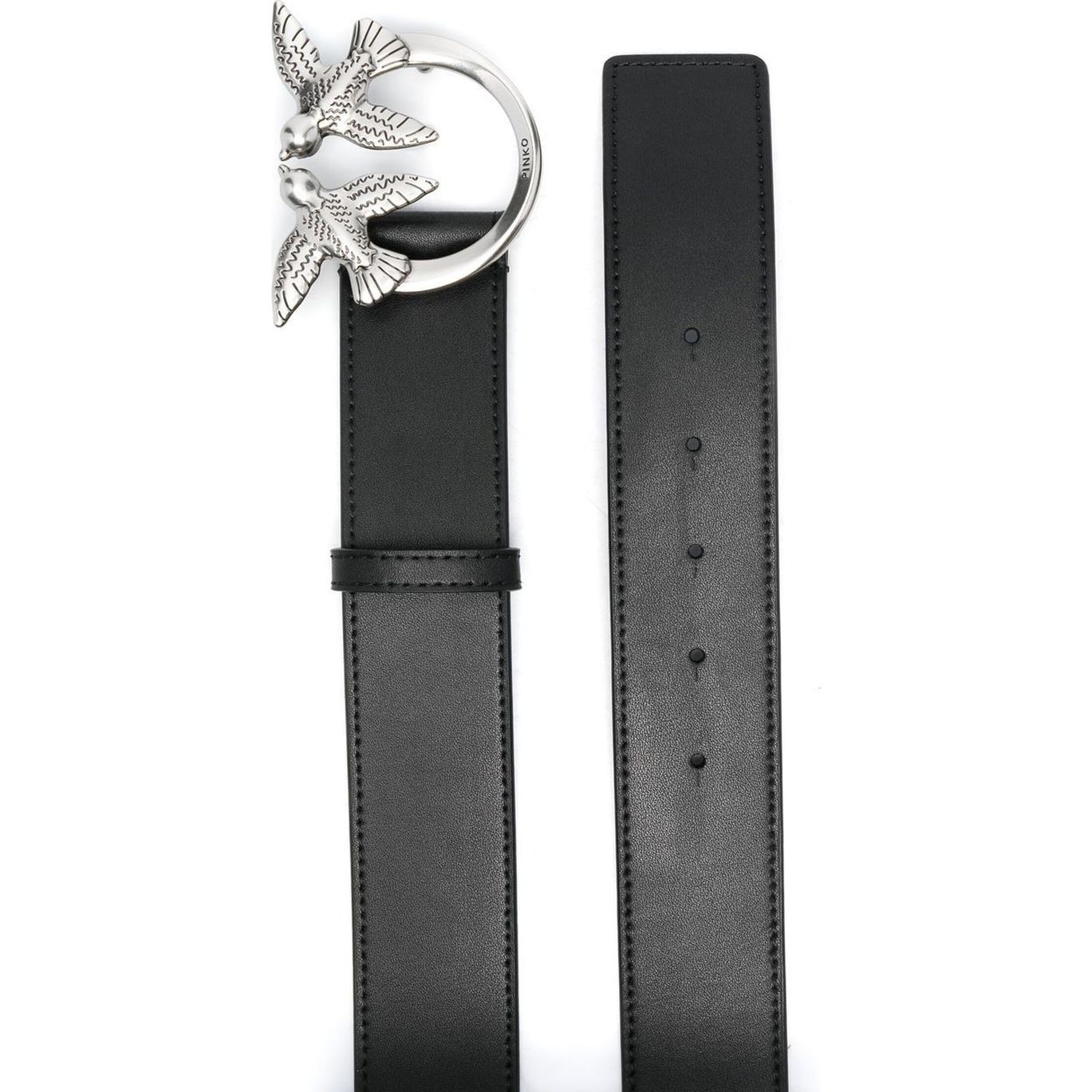 PINKO Diržas moterims, Juoda, Love berry simply belt 2