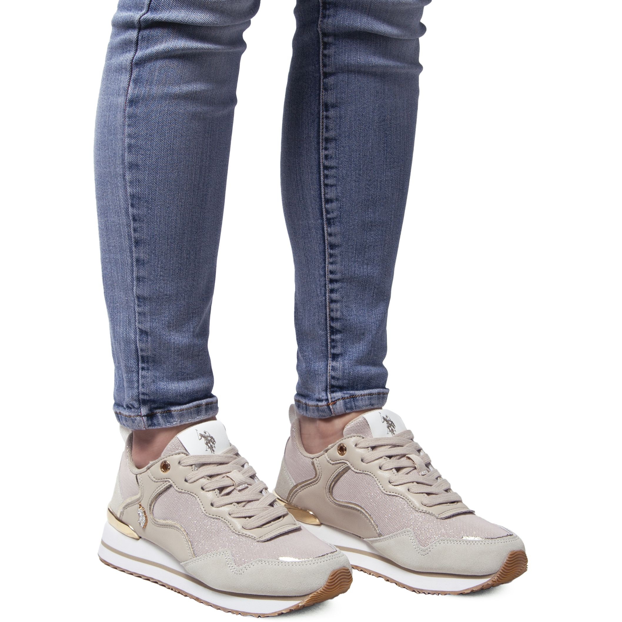 U.S.POLO Sportiniai bateliai moterims, Smėlio, SPORT SHOE 6