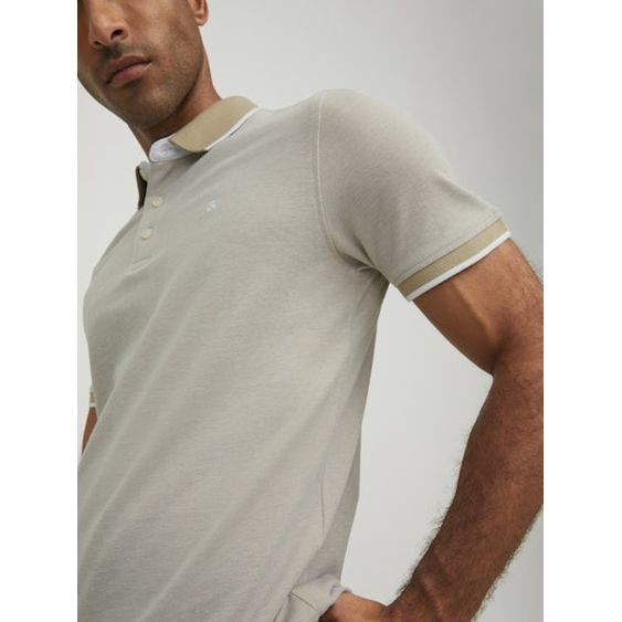 JACK & JONES Polo marškiniai ilgos rank. vyrams, Ruda, Jjepaulos polo long 7