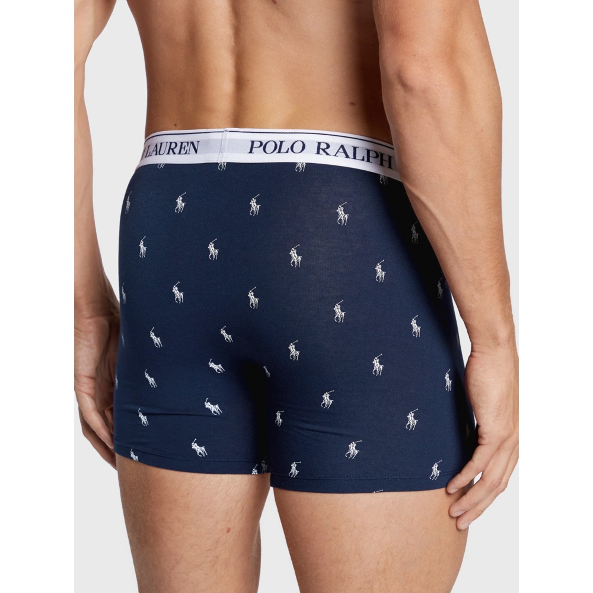 POLO RALPH LAUREN Ilginti apatiniai vyrams, Marga, Boxer brief 3 pack boxer brief 5