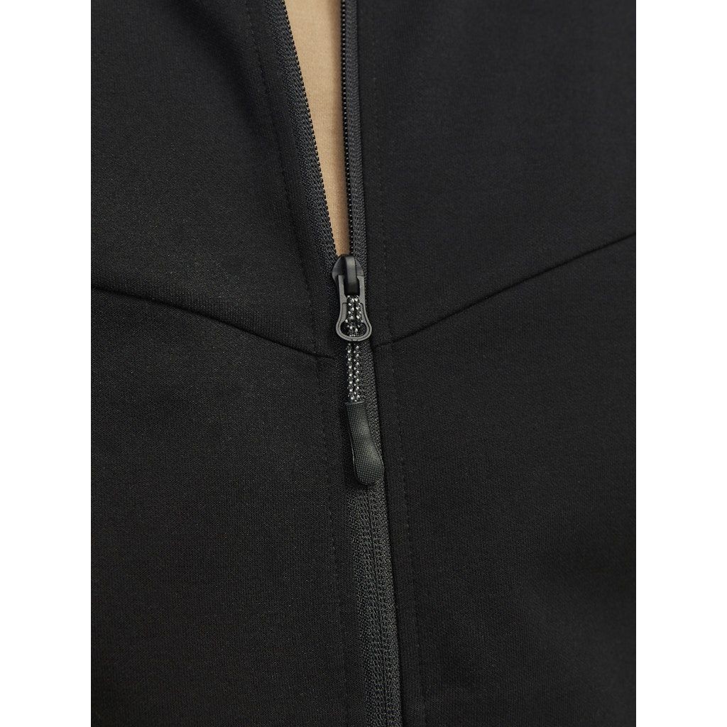 JACK & JONES Lengva striukė vyrams, Juoda, Fusion sweat zip hood 2