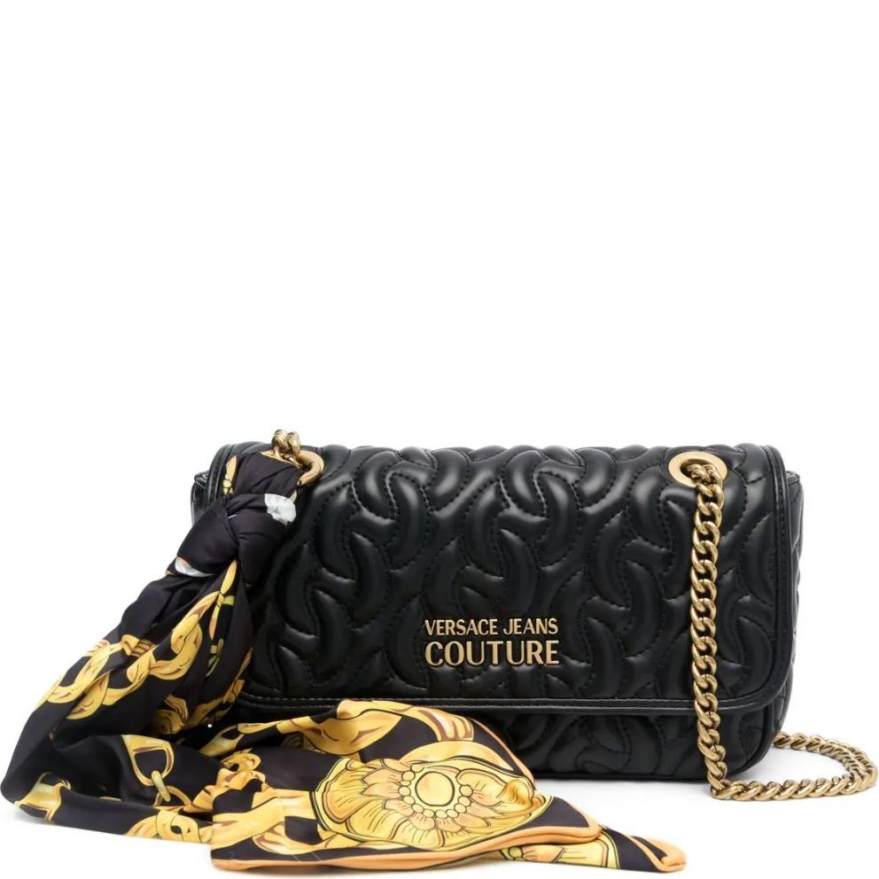 VERSACE JEANS CUTURE Rankinė, krepšys moterims, Juoda, Thelma soft bag 1