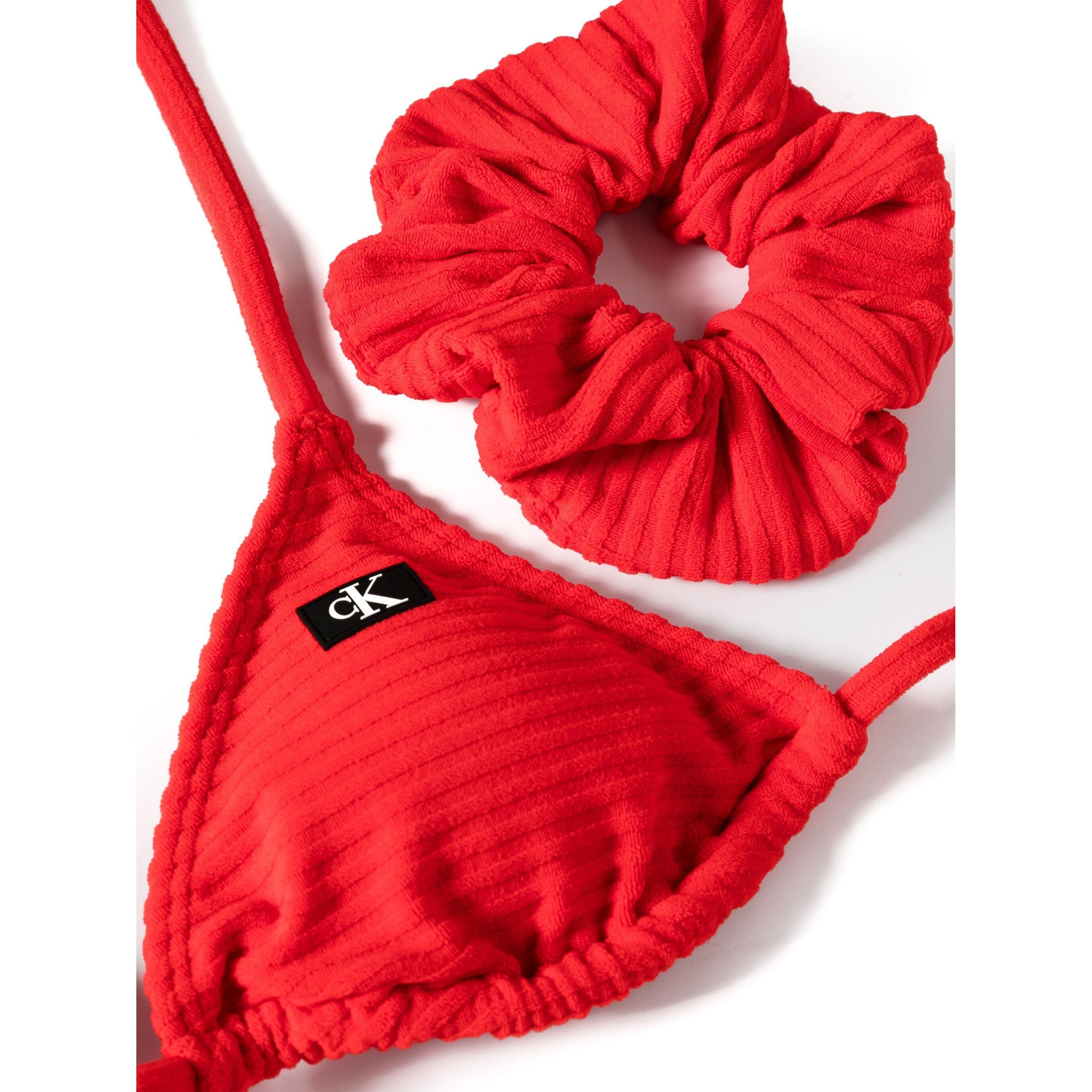 CALVIN KLEIN UW Viršutinė kostiumėlio dalis moterims, Raudona, Triangle 3