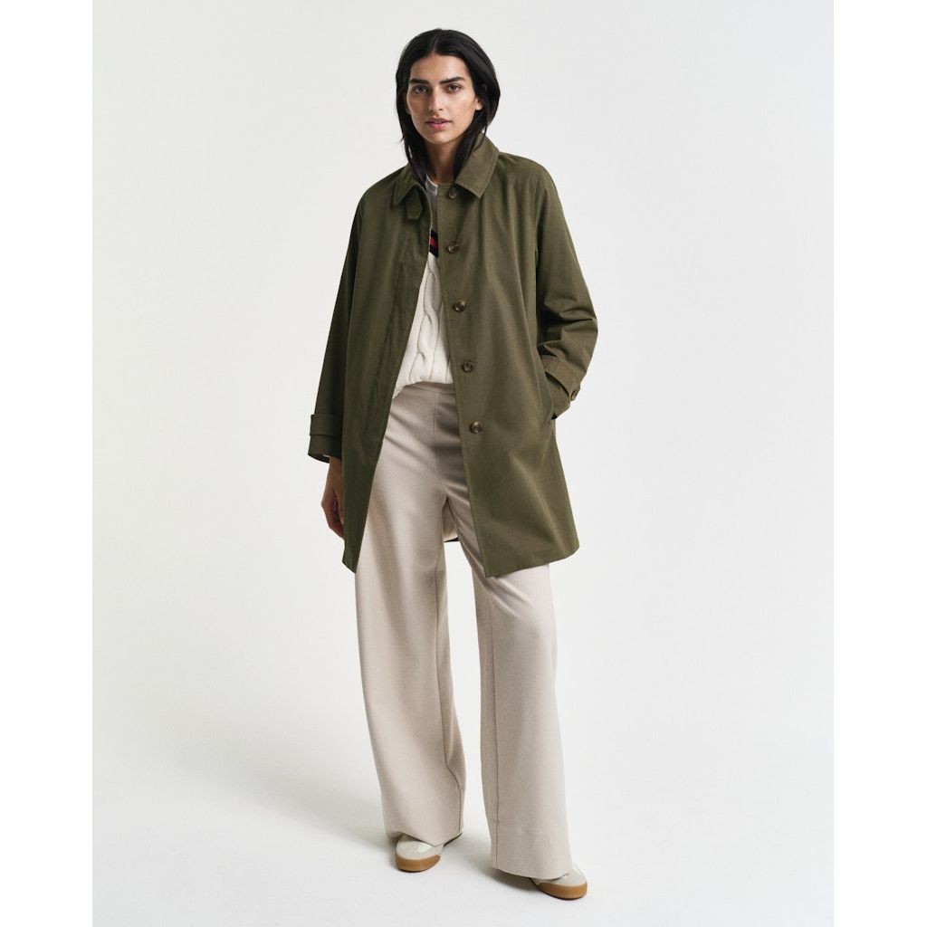 GANT Paltas moterims, Žalia, Car coat 2
