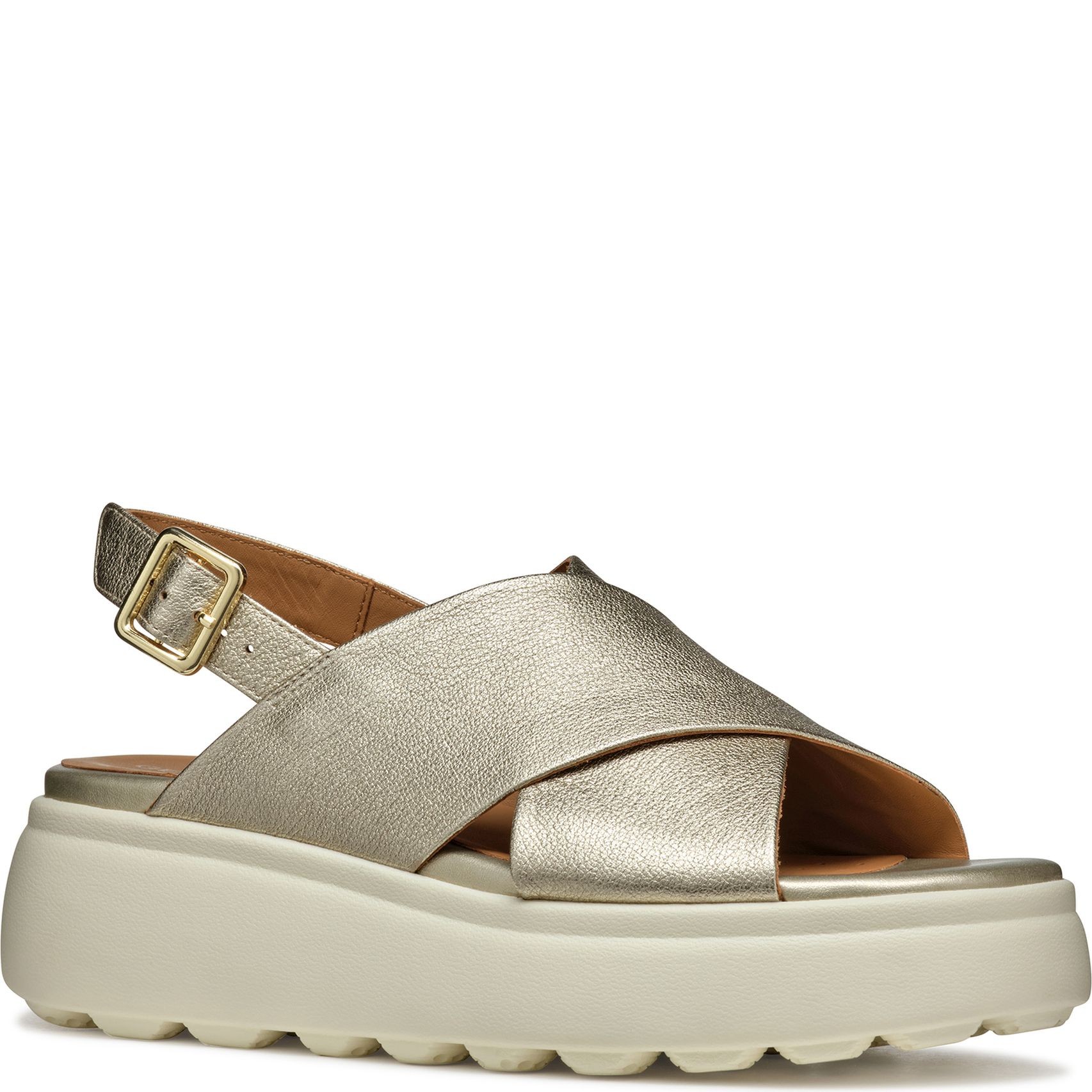 GEOX Basutės moterims, Auksinė, Spherica ec4 sandals 1