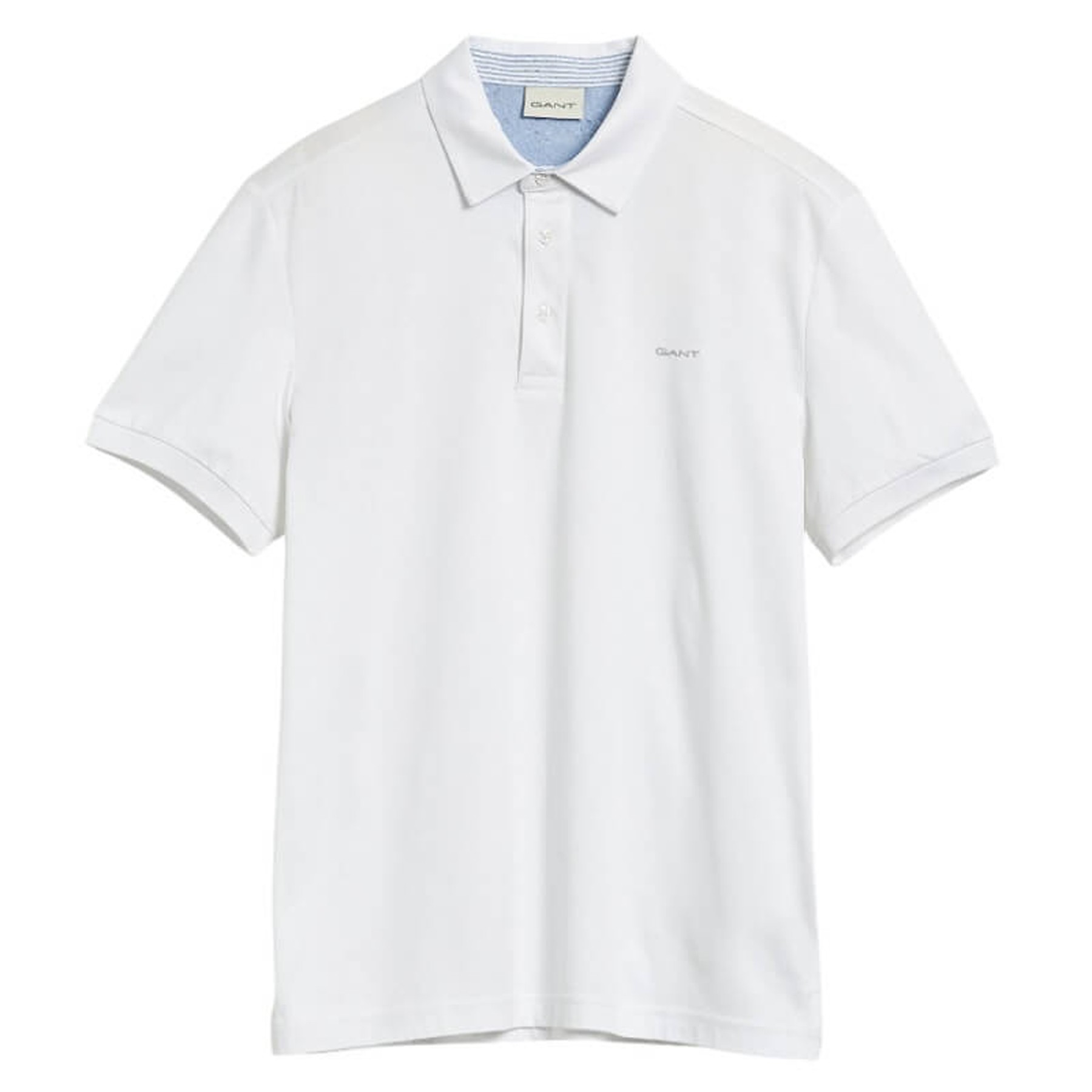 GANT Polo marškiniai trumpos rank. vyrams, Balta, Mercerized SS polo