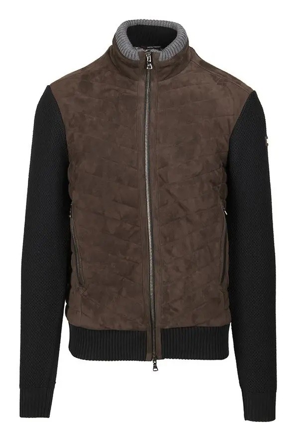 PAUL&SHARK Megztinis vyrams, Juoda, men's zipped pullover