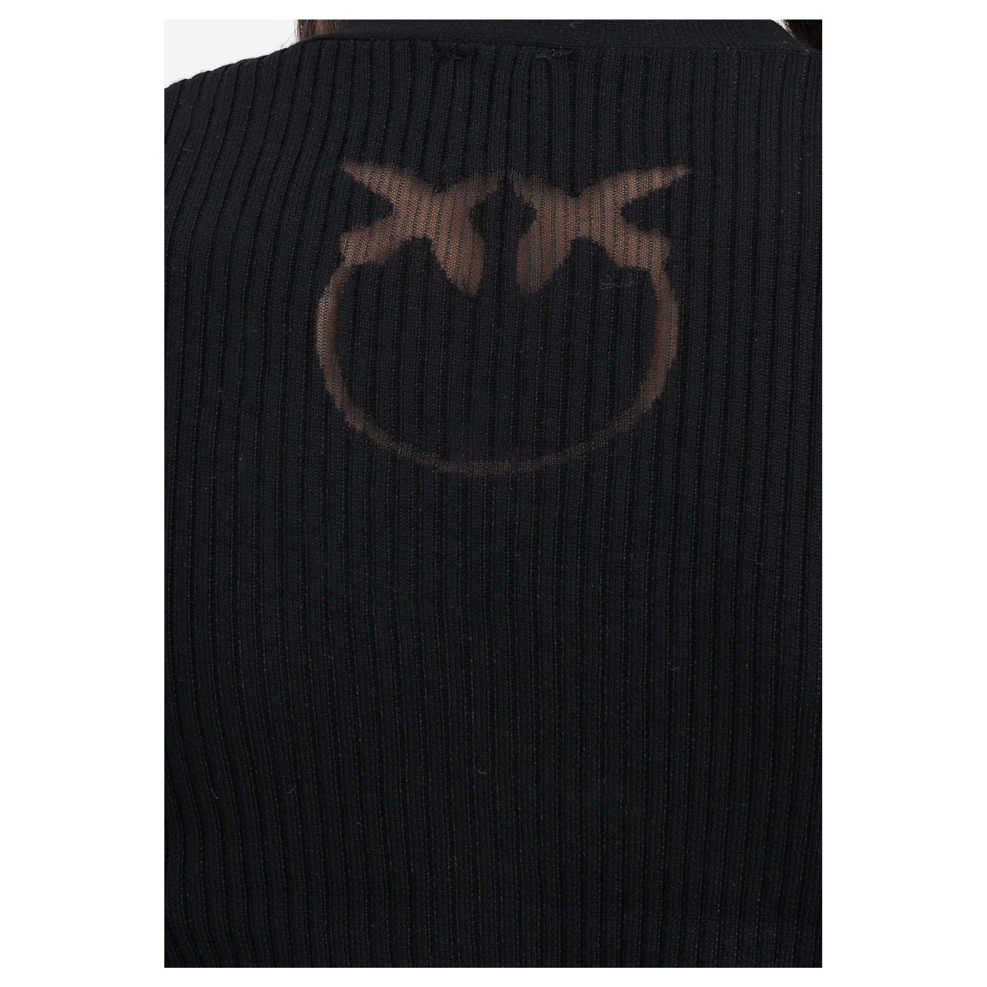 PINKO Kardiganas moterims, Juoda, New tilacino cardigan 4