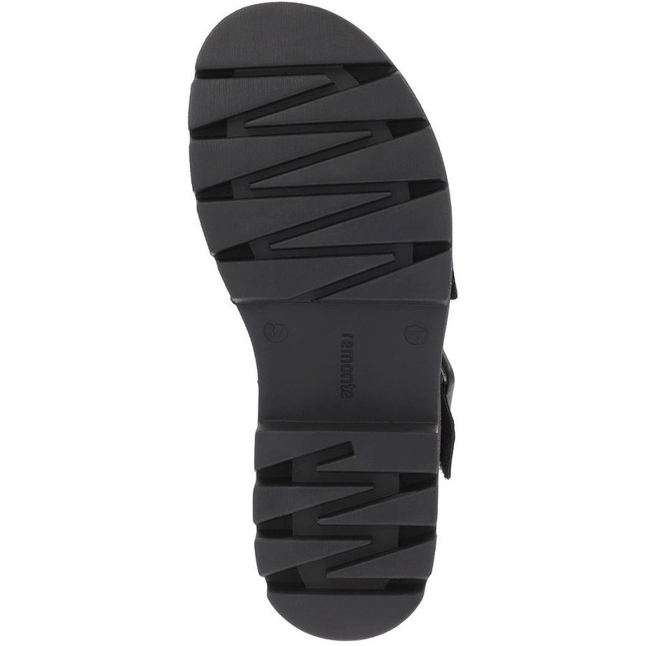 REMONTE Basutės moterims, Juoda, SANDALS 9