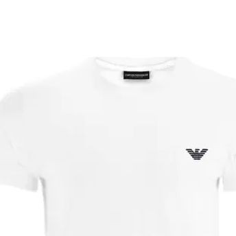 EMPORIO ARMANI Marškinėliai trump. rankovėmis vyrams, Balta, Tshirt short sleeve