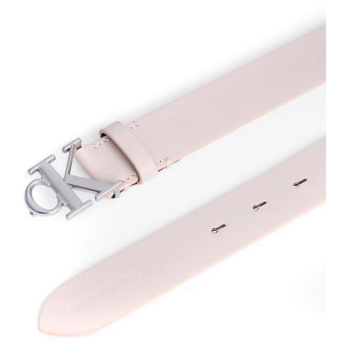 CALVIN KLEIN JEANS Diržas moterims, Smėlio, Round belt 30mm 2