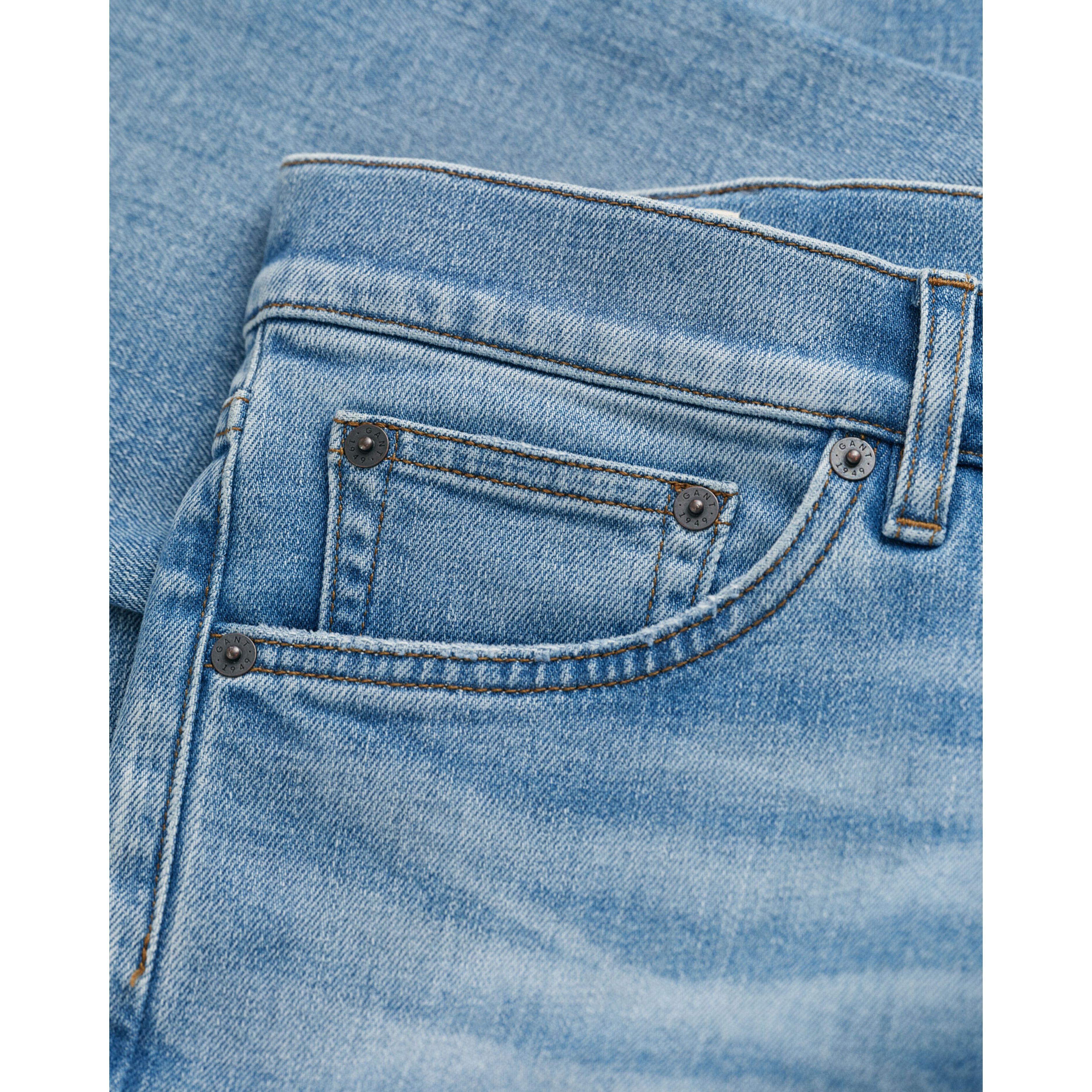 GANT Regular džinsai vyrams, Mėlyna, REGULAR GANT JEANS 2