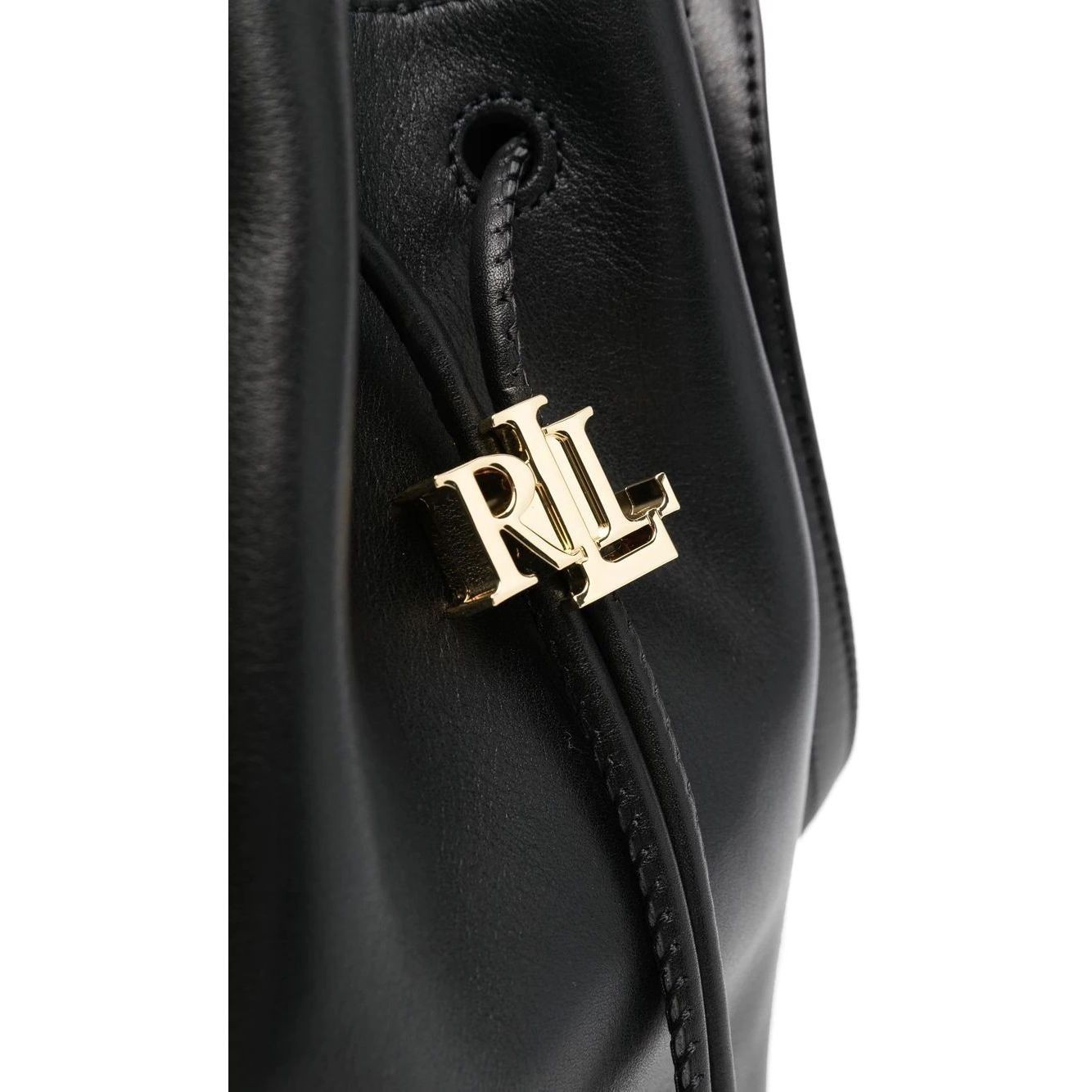 LAUREN RALPH LAUREN Rankinė per petį moterims, Juoda, Andie 19 drawstring medium bag 4