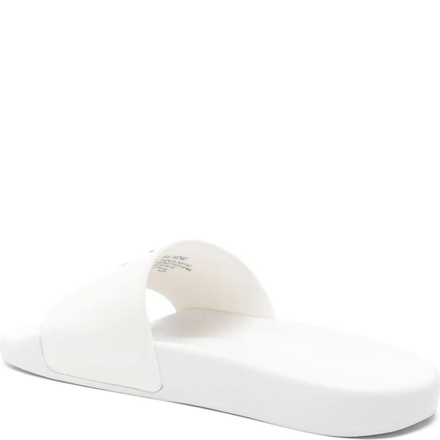 POLO RALPH LAUREN Guminės šlepetės moterims, Balta, Polo slide-sandals-slide 3