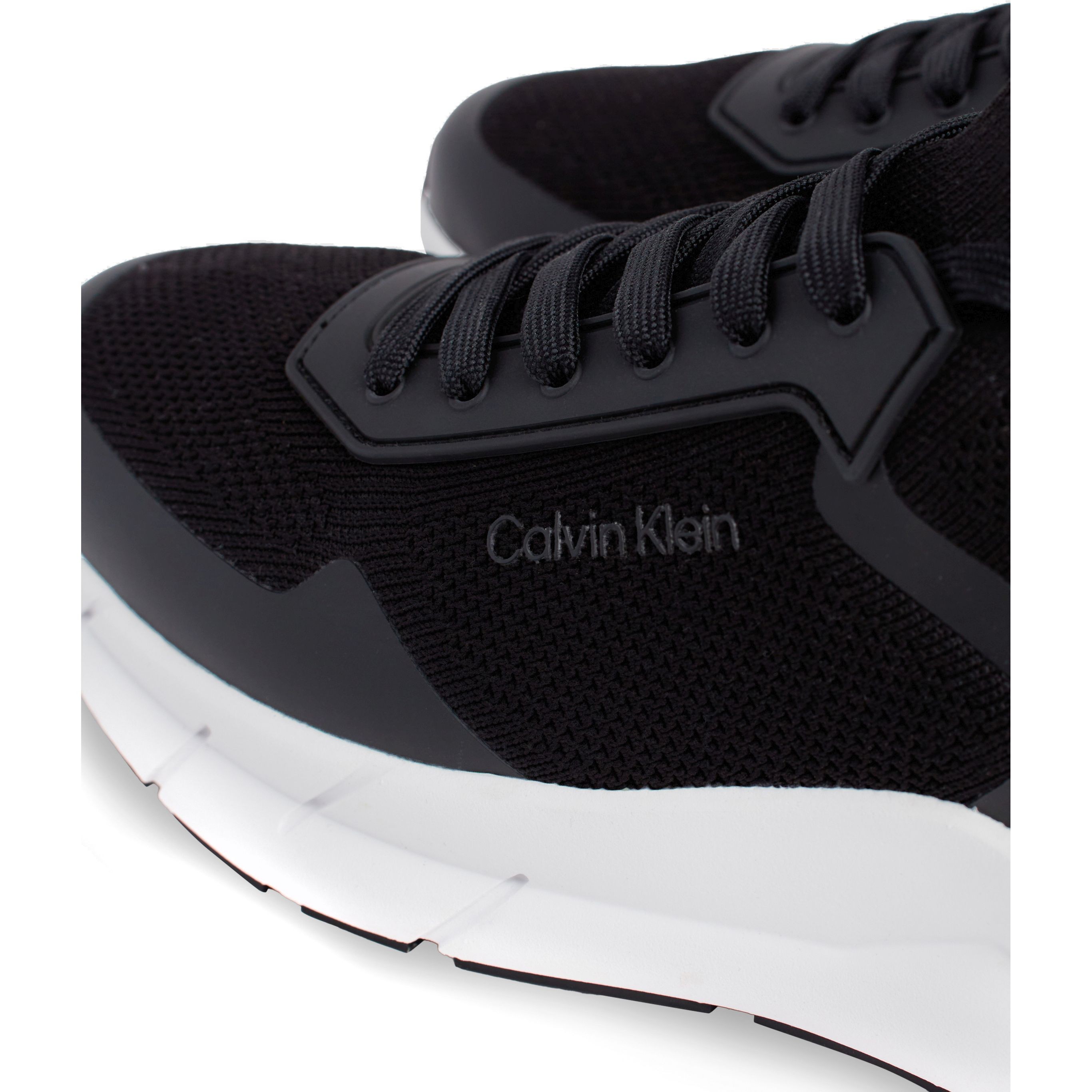 CALVIN KLEIN Laisvalaikio bateliai vyrams, Juoda, Low top lace up mix leisure 6